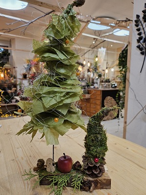 Bricolage floral de Noël à l’Oxalis de Courtepin